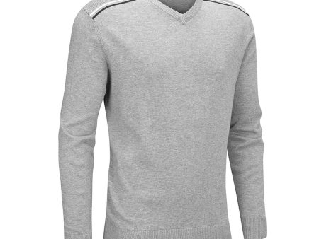 Stuburt Hydro-Sport V-Neck Sweater - Grey Marl For Discount