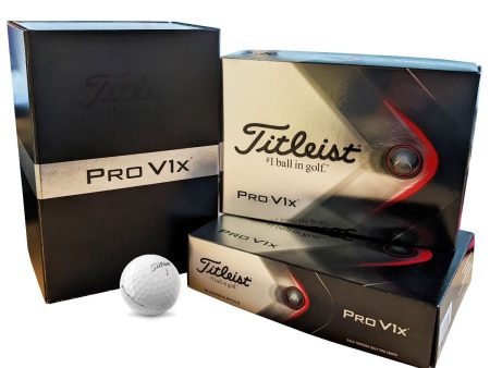 Titleist Pro V1x White Golf Balls - Gift Pack - Double Dozen Online Sale