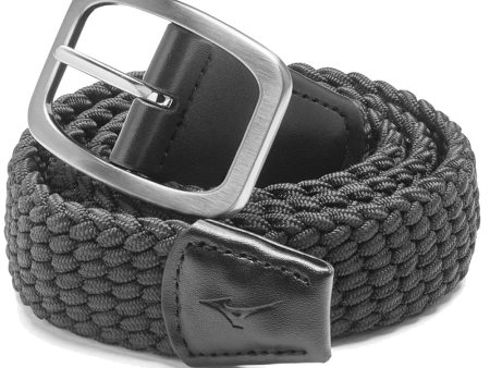 Mizuno Players Belt - Charcoal Grey For Sale