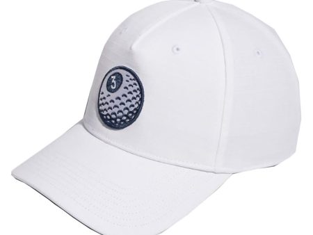 adidas Baller Golf Cap - White on Sale