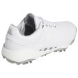 adidas Tour360  22 Spiked Waterproof Shoes - White Silver Metallic on Sale