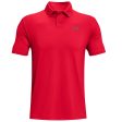 Under Armour Performance 2.0 Golf Polo Shirt - Red Pitch Grey on Sale