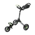 BagBoy Nitron Auto Open 3-Wheel Push Trolley - Grey Lime Online Hot Sale