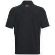 Under Armour Playoff 3.0 Low Round Stripe Polo Shirt - Black Jet Grey Rebel Pink Hot on Sale