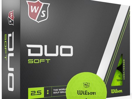 Wilson Duo Soft Golf Balls - Green - 12 Pack For Discount