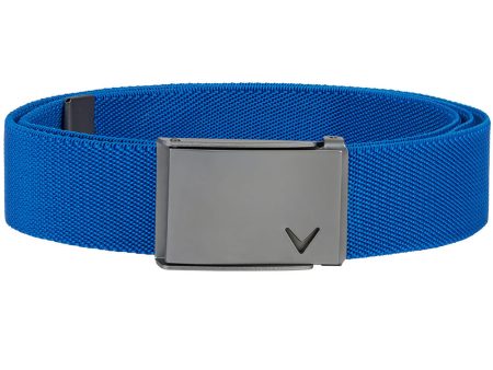 Callaway Cut-to-fit Stretch Webbed Belt - Magnetic Blue Fashion