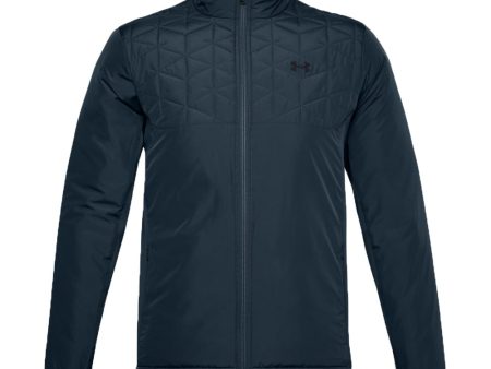 Under Armour ColdGear Reactor Hybrid Jacket - Mechanical Blue Black Hot on Sale