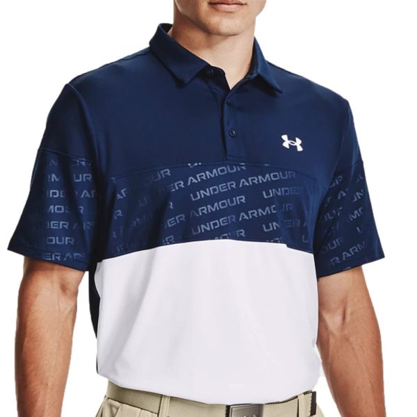 Under Armour Playoff 2.0 Blocked Polo Shirt - Academy White Hot on Sale