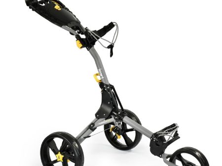 iCart Compact Evo 3-Wheel Push Trolley - Grey Black Cheap