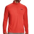 Under Armour Tech 2.0 1 2 Zip Pullover - Phoenix Fire Black Hot on Sale