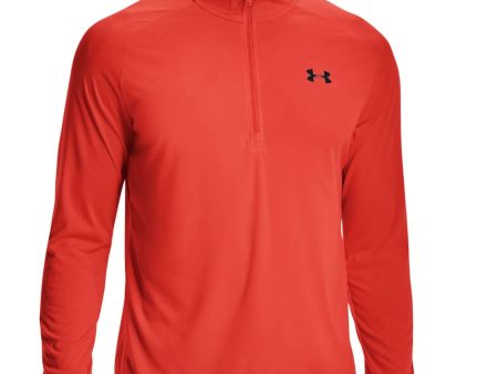 Under Armour Tech 2.0 1 2 Zip Pullover - Phoenix Fire Black Hot on Sale