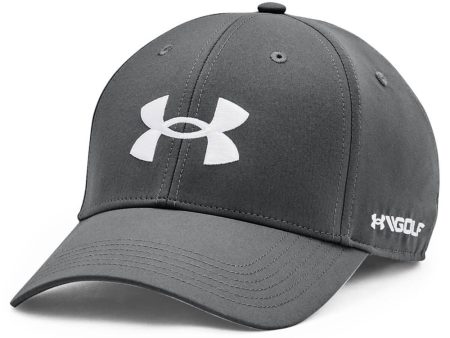 Under Armour Golf96 Cap - Pitch Grey White For Sale