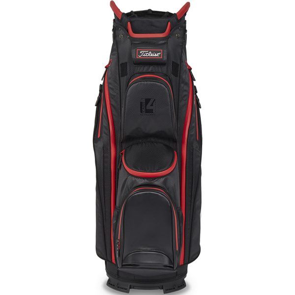 Titleist Cart 14 StaDry Waterproof Cart Bag- Black Black Red Cheap