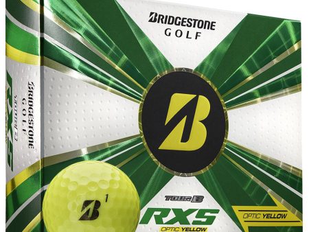 Bridgestone Tour B RXS Golf Balls - Yellow - 12 Pack Online Sale