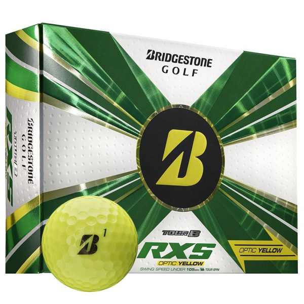 Bridgestone Tour B RXS Golf Balls - Yellow - 12 Pack Online Sale