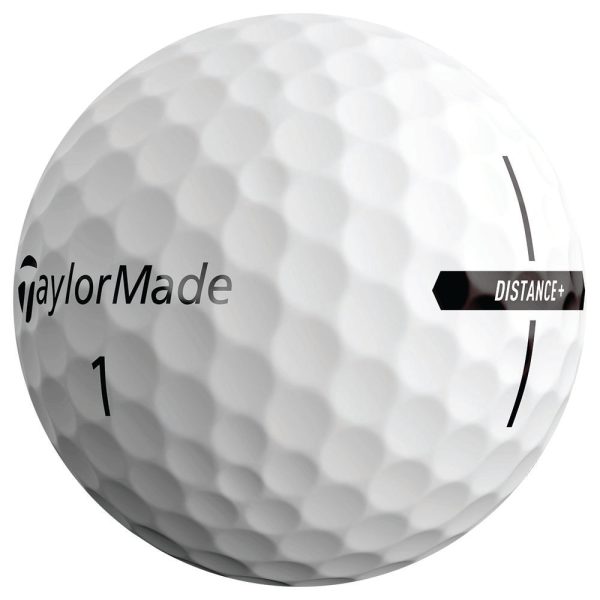 TaylorMade Distance+ Golf Balls - White - 12 Pack Sale