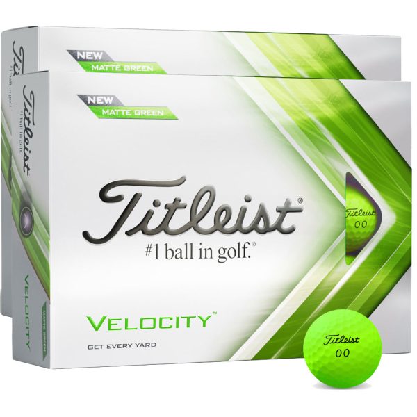 Titleist Velocity Golf Balls - Green - Double Dozen on Sale