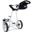 Big Max Autofold X 3-Wheel Push Trolley - White Supply