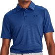 Under Armour Playoff 3.0 Core Stripe Polo Shirt - Blue Mirage Glacier Blue Sale