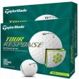 TaylorMade Tour Response Golf Balls - White - Double Dozen For Cheap