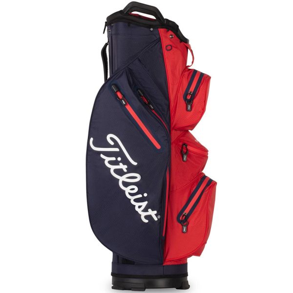 Titleist StaDry Cart 14 Waterproof Cart Bag - Navy Red Online