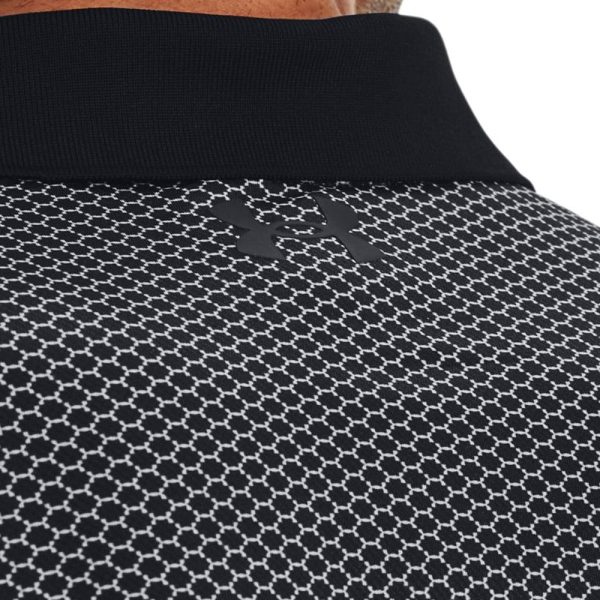 Under Armour Performance 3.0 Printed Polo Shirt - Black White For Cheap