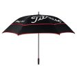 Titleist Tour Double Canopy Umbrella - Black White Red Fashion