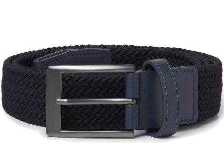 Callaway Braided Stretch Belt - Peacoat Online now