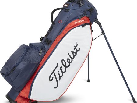 Titleist Players 5 StaDry Waterproof Stand Bag - Navy Red White Discount