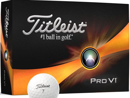 Titleist Pro V1 High Number Golf Balls - White - 12 Pack Online now