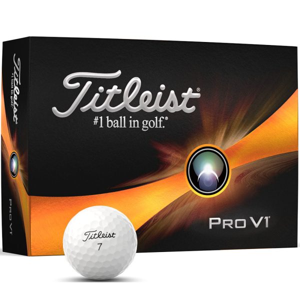 Titleist Pro V1 High Number Golf Balls - White - 12 Pack Online now