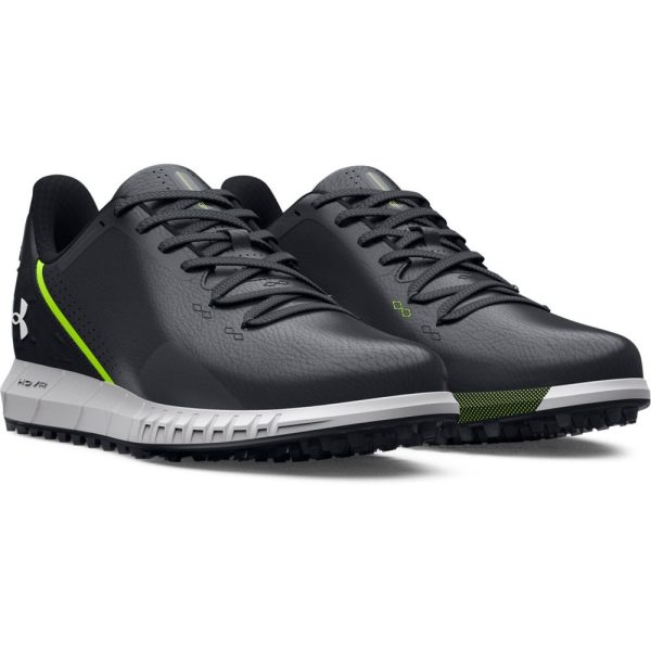 Under Armour HOVR Drive Wide Fit Spikeless Waterproof Shoes - Black Halo Grey Online