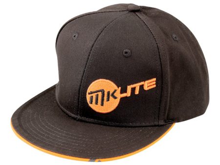 MKids Junior Baseball Cap - Black Orange Hot on Sale