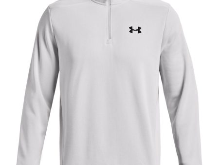 Under Armour Armour Fleece 1 4 Zip Sweater - Halo Grey on Sale