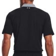 Under Armour Performance 3.0 Colour Block Polo Shirt - Steel Black Online now