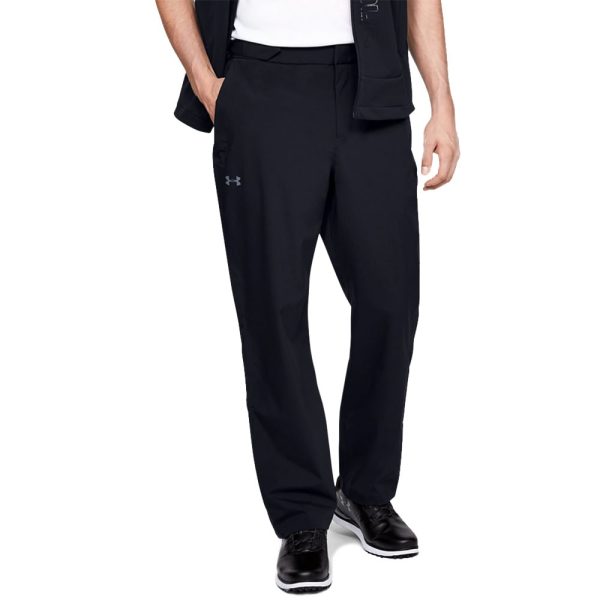 Under Armour Elements Waterproof Rain Trousers - Black For Cheap