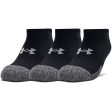 Under Armour HeatGear No Show Socks (3 Pack) - Black Fashion