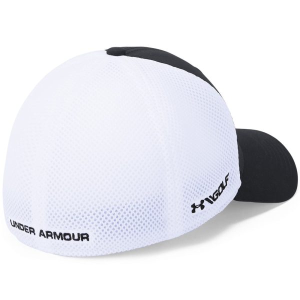 Under Armour TB Classic Mesh Golf Cap - Black White Discount