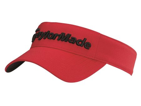 TaylorMade Radar Visor - Red Online Hot Sale