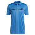 adidas Chest Print Polo Shirt - Focus Blue Sale