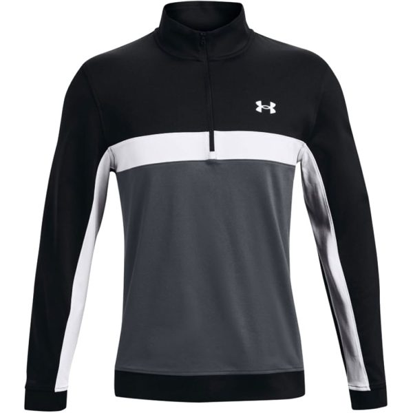 Under Armour Storm 1 2 Zip Pullover - Black Pitch Grey Online Sale