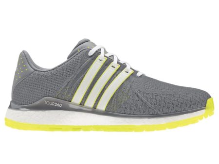 adidas Tour 360 XT-SL 2 Spikeless Shoes - Grey Three White Acid Yellow Online now