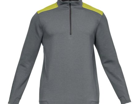 Under Armour Storm Playoff Sweater - Grey Yellow For Sale