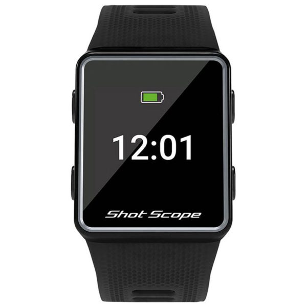 Shot Scope V3 GPS Golf Watch & Performance Tracker - Black Fashion