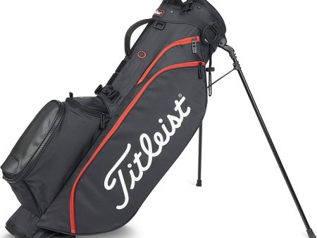 Titleist Players 4 Stand Bag - Black Black Red Online Sale