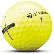 TaylorMade Distance+ Golf Balls - Yellow - 12 Pack Supply