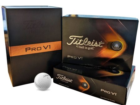 Titleist Pro V1 White Golf Balls - Gift Pack - Double Dozen Supply