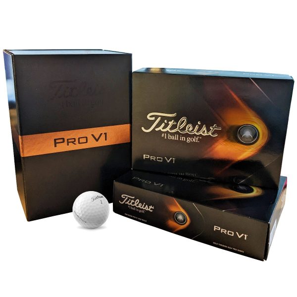 Titleist Pro V1 White Golf Balls - Gift Pack - Double Dozen Supply