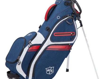 Wilson EXO II Carry Bag - Navy White Red For Sale