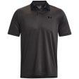 Under Armour Performance Printed Polo Shirt - Jet Grey Black Online Hot Sale